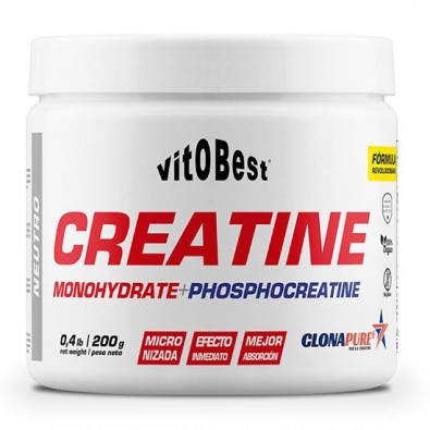 Creatina monohydrate Clonapure VITOBEST 200 GRAMOS
